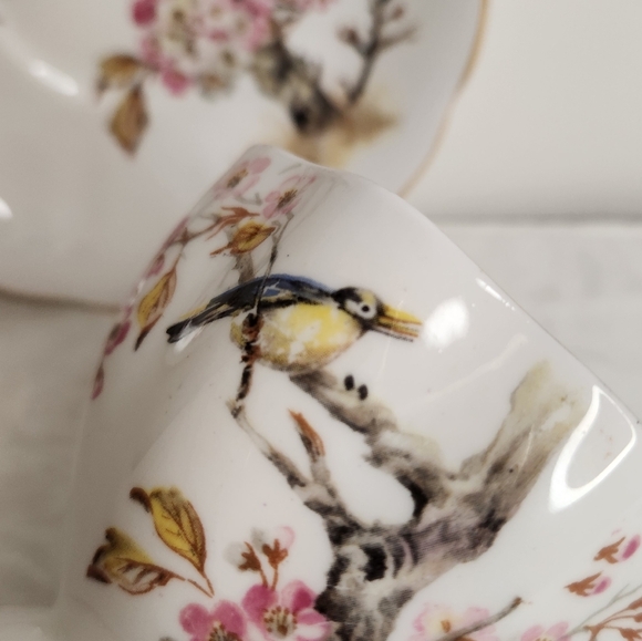 Queen Anne Floral Teacup & Saucer Set - Picture 10 of 11